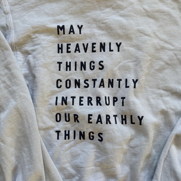 Christian Ladies Medium Scripture Pullover Sweater 100% Cotton - Picture 3 of 5